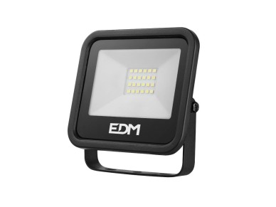 Foco proyector led 20 w 1520 lm 6400 k luz fr�a, black series - 12,4 x 2,8 x 10,6 cm