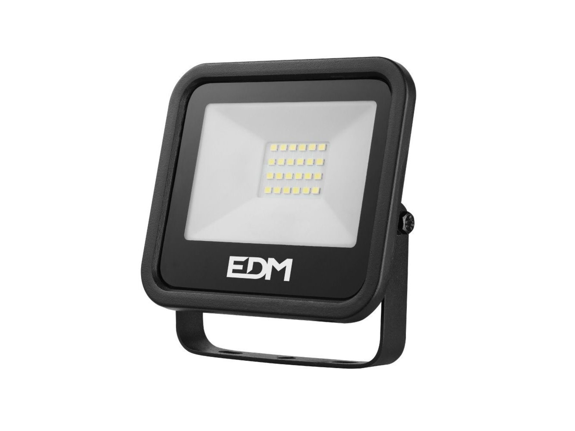 Foco proyector led 20 w 1520 lm 6400 k luz fría, black series - 12,4 x 2,8 x 10,6 cm