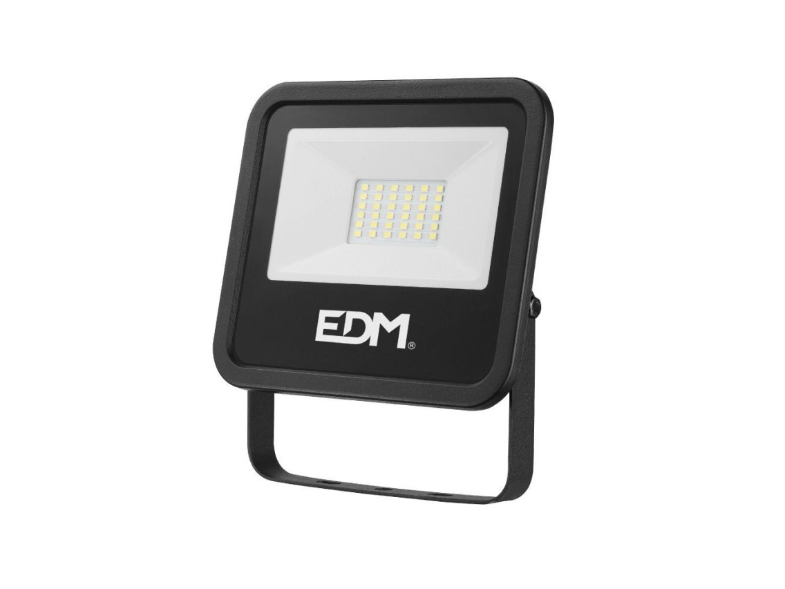 Led projector light 30 w 2370 lm 6400 k cold light black series - 15,8 x 13,5 x 2,9 cm