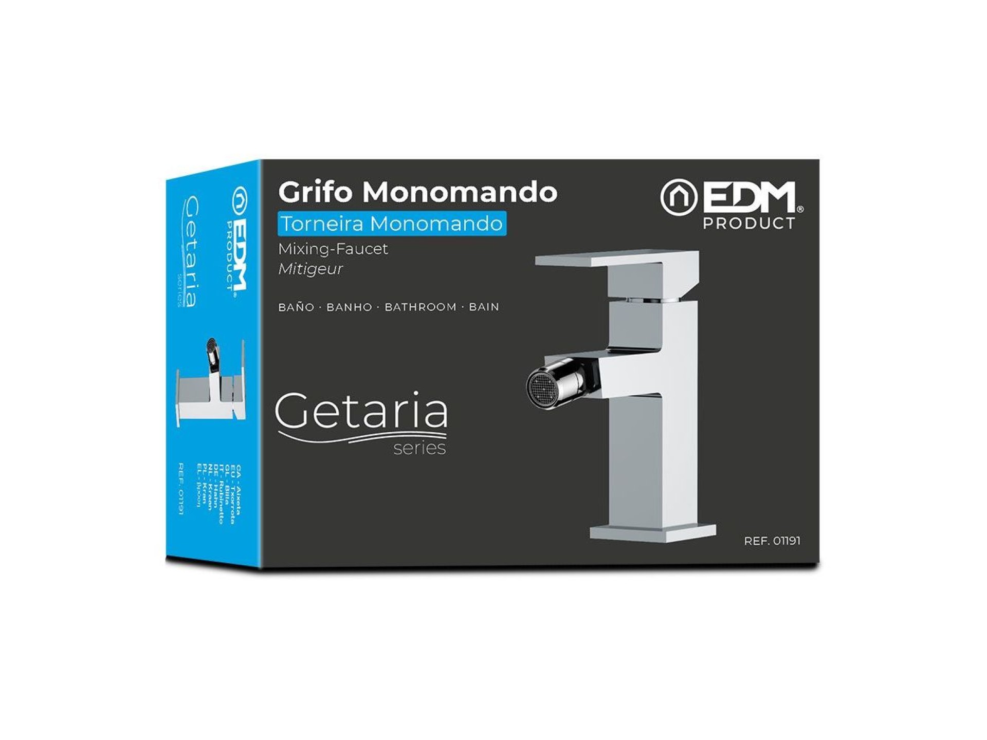 Grifo monomando de bidé serie getaria