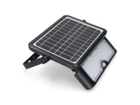 Candeeiro de parede solar 10w 1150lm recarregável. sensor de presença (2-8m) cor preta 27,5x19,6cm e Candeeiro de parede solar 10w 1150lm recarregável. sensor de presença (2-8m) cor preta 27,5x19,6cm e