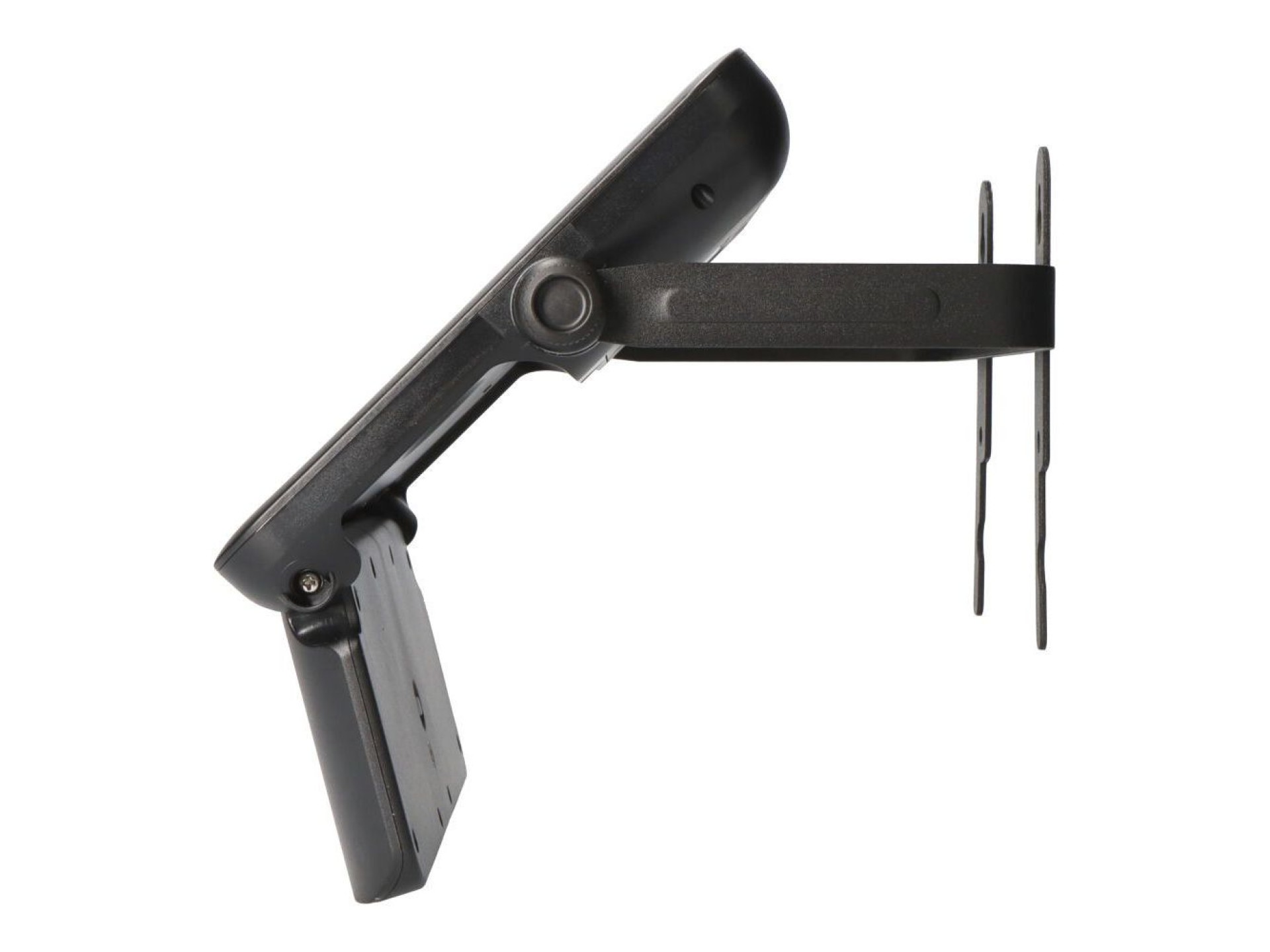 Candeeiro de parede solar 10w 1150lm recarregável. sensor de presença (2-8m) cor preta 27,5x19,6cm e