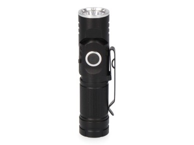 Nano vortex mini led torch, directional, aluminum, rechargeable, 8 w 450 lm