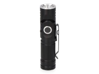 Mini linterna led nano vortex, direccionable, aluminio, recargable, 8w 450 lm