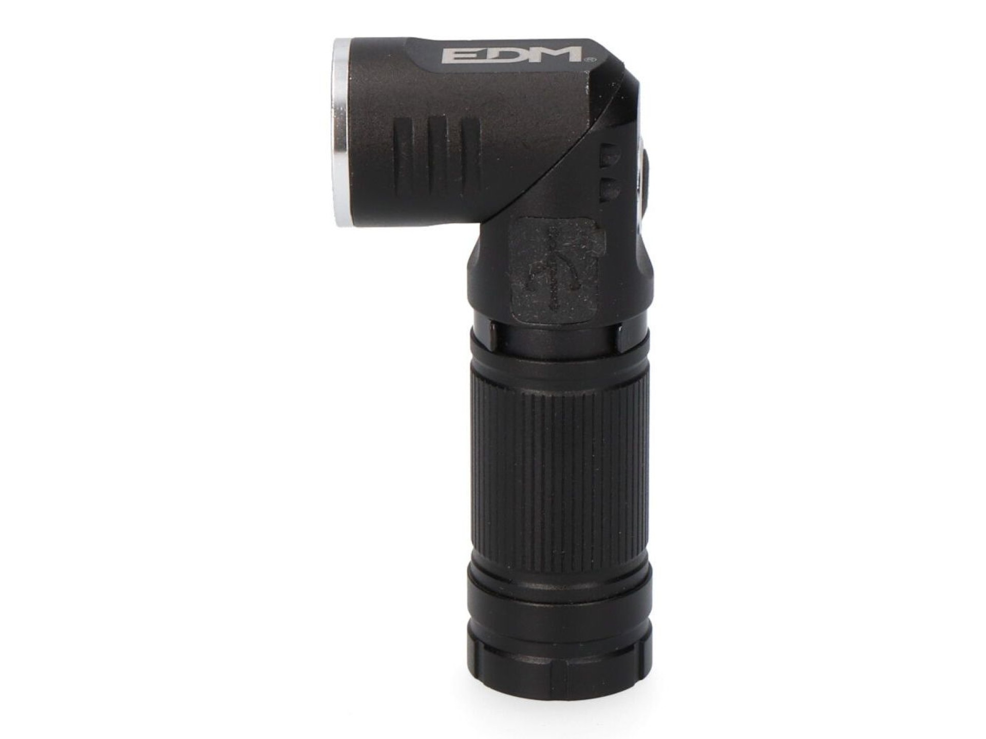 Mini linterna led nano vortex, direccionable, aluminio, recargable, 8w 450 lm