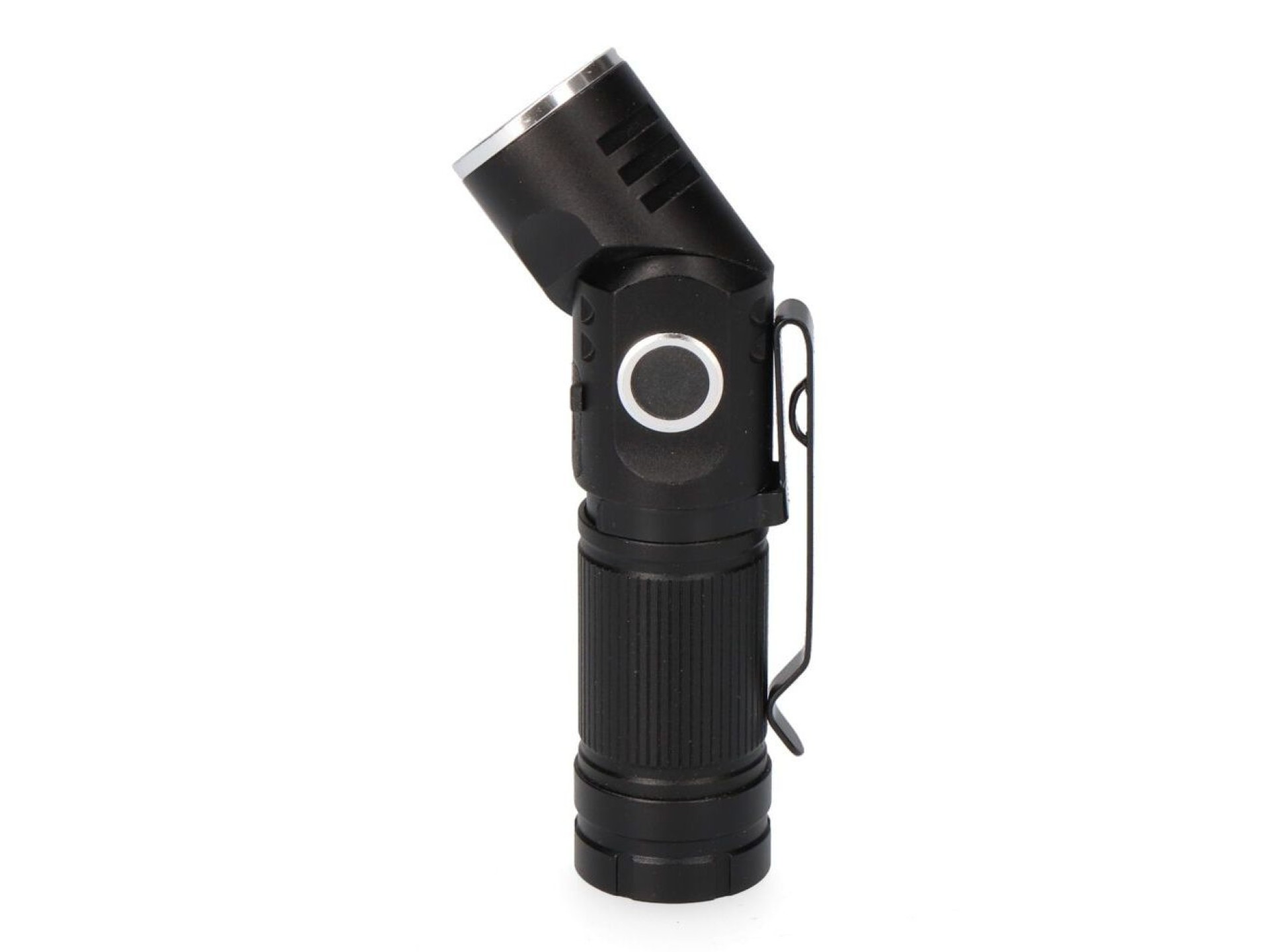 Mini linterna led nano vortex, direccionable, aluminio, recargable, 8w 450 lm