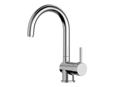 Grifo monomando de cocina ca�o alto serie algarve