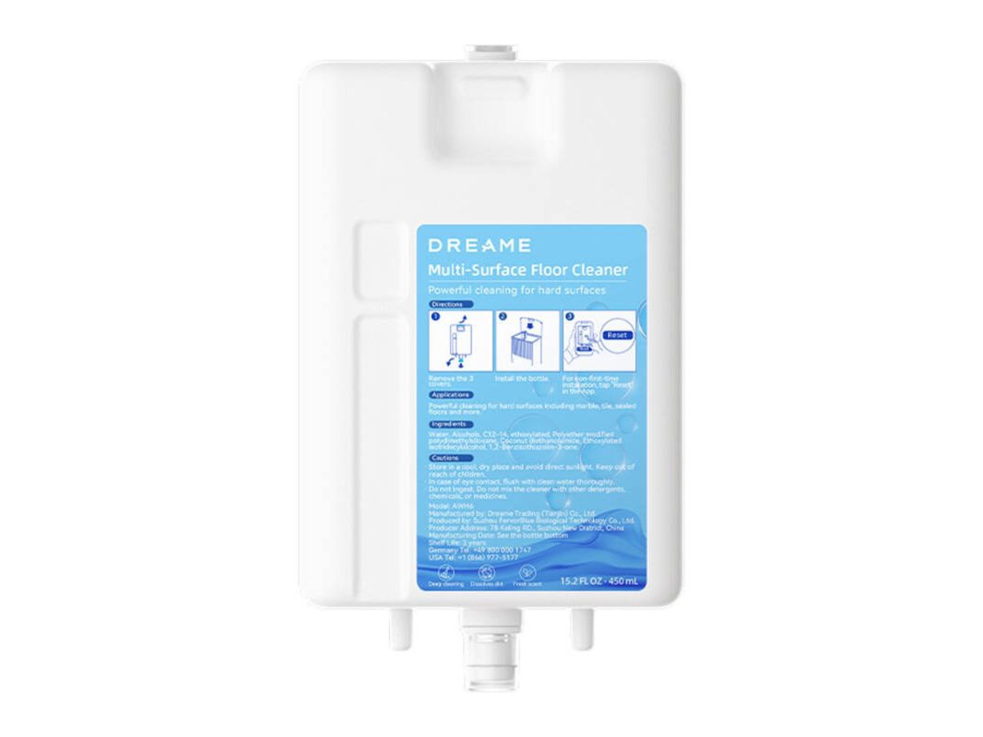 Hard surface cleaning fluid for Dreame L20 Ultra, L30 Ultra