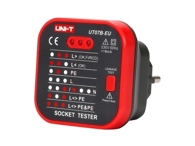 UNI-T UT07B-EU power outlet tester