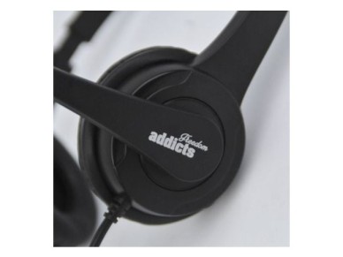 Fones de ouvido USB NGS VOX505 com microfone, USB, preto