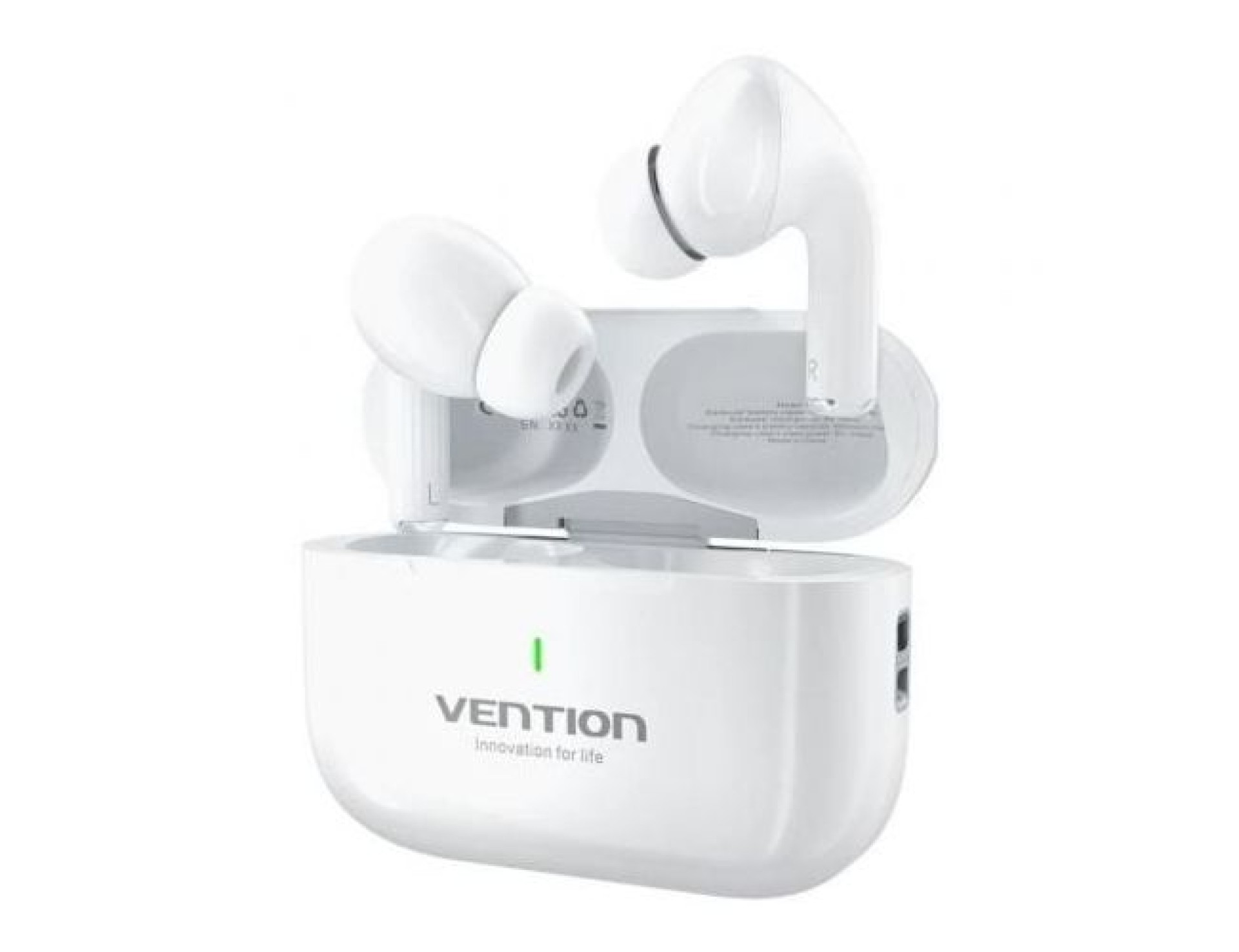 Vention Echo Lite E11 Bluetooth Headphones with Charging Case / 6h Battery Life / White