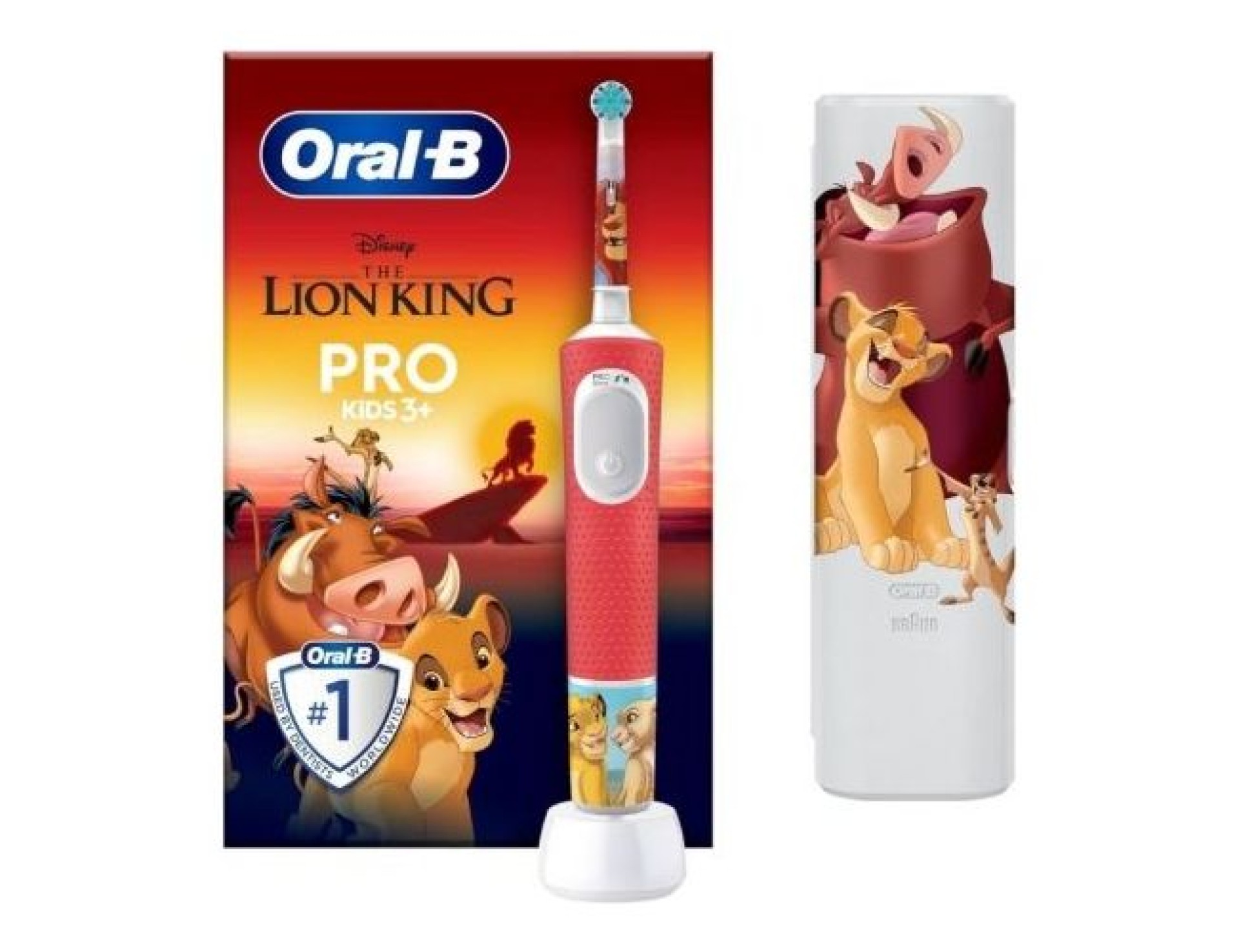 Oral-B Pro Kids 3 Lion King Toothbrush / Includes 1 Replacement Brush