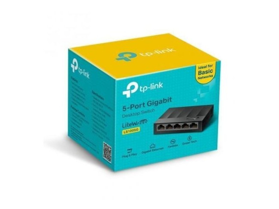Switch TP-Link LS1005G 5 Puertos/ RJ-45 10/100/1000