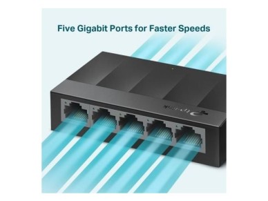 Switch TP-Link LS1005G 5 portas/ RJ-45 10/100/1000
