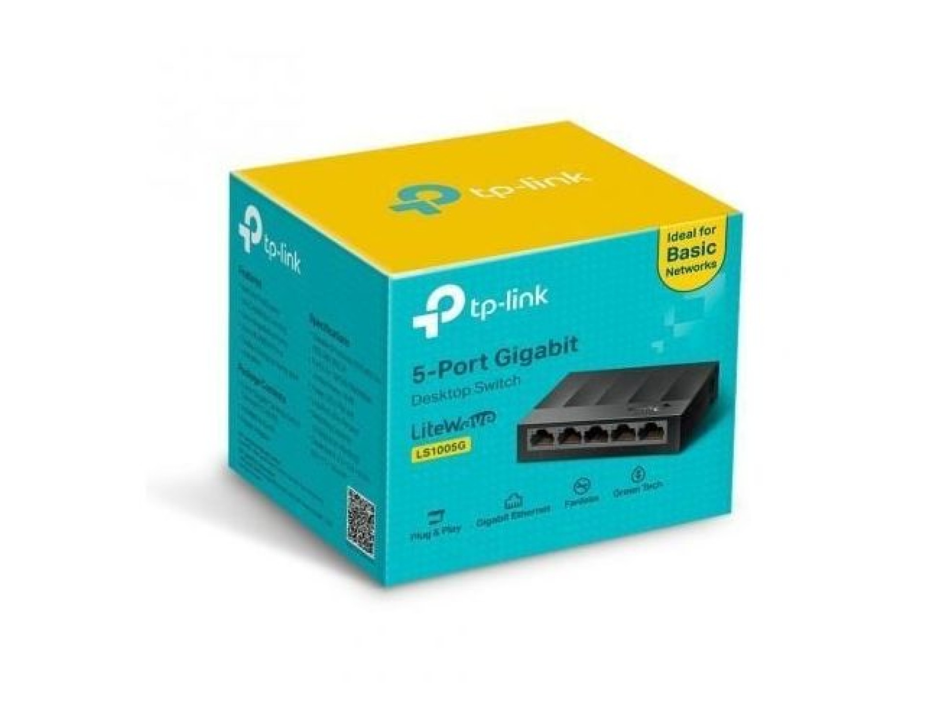 Switch TP-Link LS1005G 5 Puertos/ RJ-45 10/100/1000