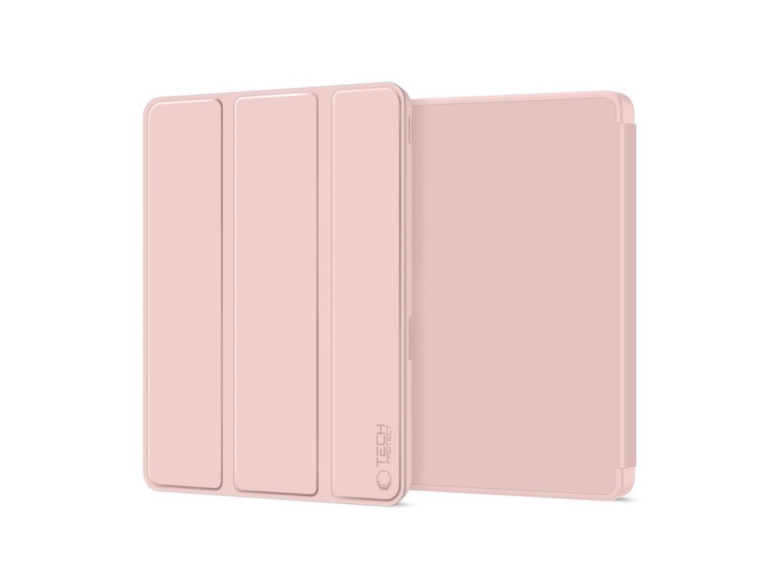 Capa Tech-Protect SC Pen para iPad Pro 13” 7 / 8 / 2024-2025 - Rosa