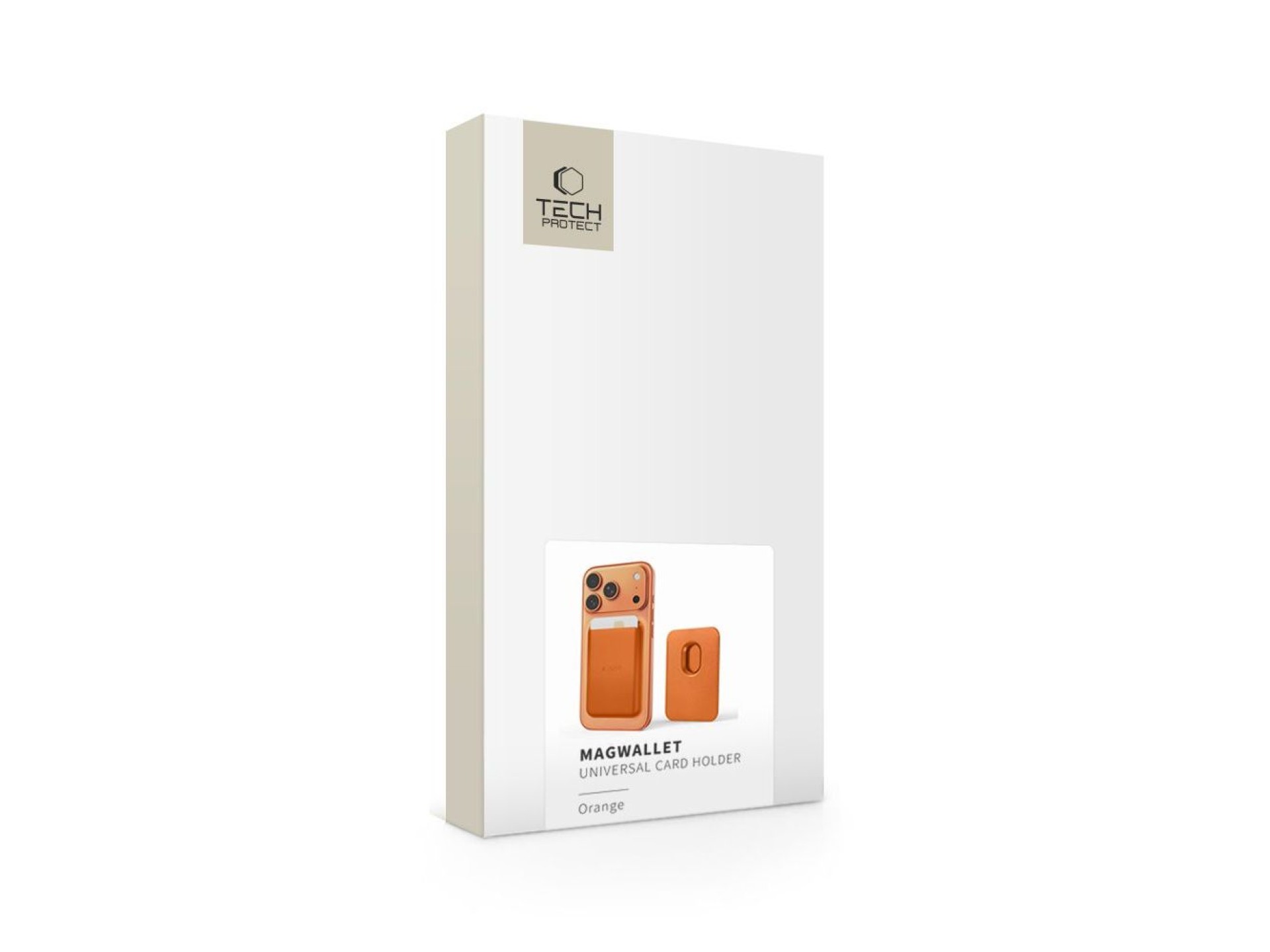 Tech-Protect MagWallet MagSafe Carteira Magnética para Celular - Laranja
