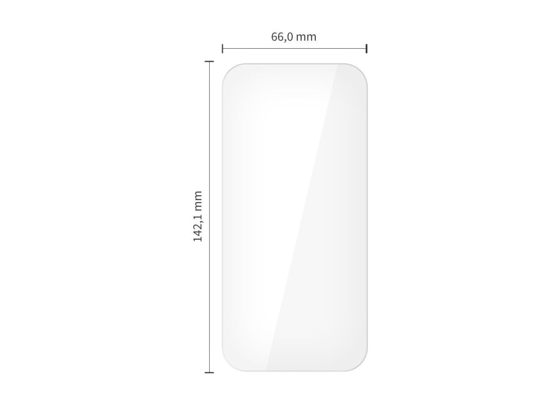 Kit com 10 películas de vidro temperado Tech-Protect para iPhone 15 / 15 Pro / 16