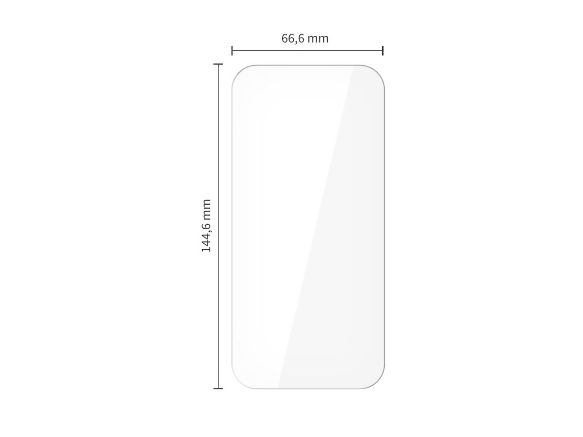 Paquete de 10 protectores de pantalla de vidrio templado Tech-Protect para iPhone 16 Pro / 17 / 17 P
