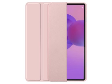 Capa protetora TechProtect SmartCase para Lenovo Idea Tab Plus 12.1 TB-361 - Rosa