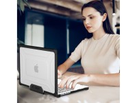 Capa Tech-Protect SmartShell Pro para Macbook Pro 14 M1 / ??M2 / M3 / M4 / M5 2021-2025 - preta e tr