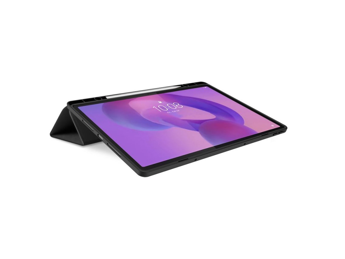 Capa TechProtect SmartCase com caneta para Lenovo Idea Tab Plus 12.1 TB-361 - preta