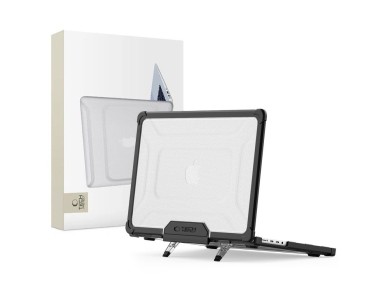 Capa Tech-Protect SmartShell Pro para Macbook Pro 14 M1 / ??M2 / M3 / M4 / M5 2021-2025 - preta e tr