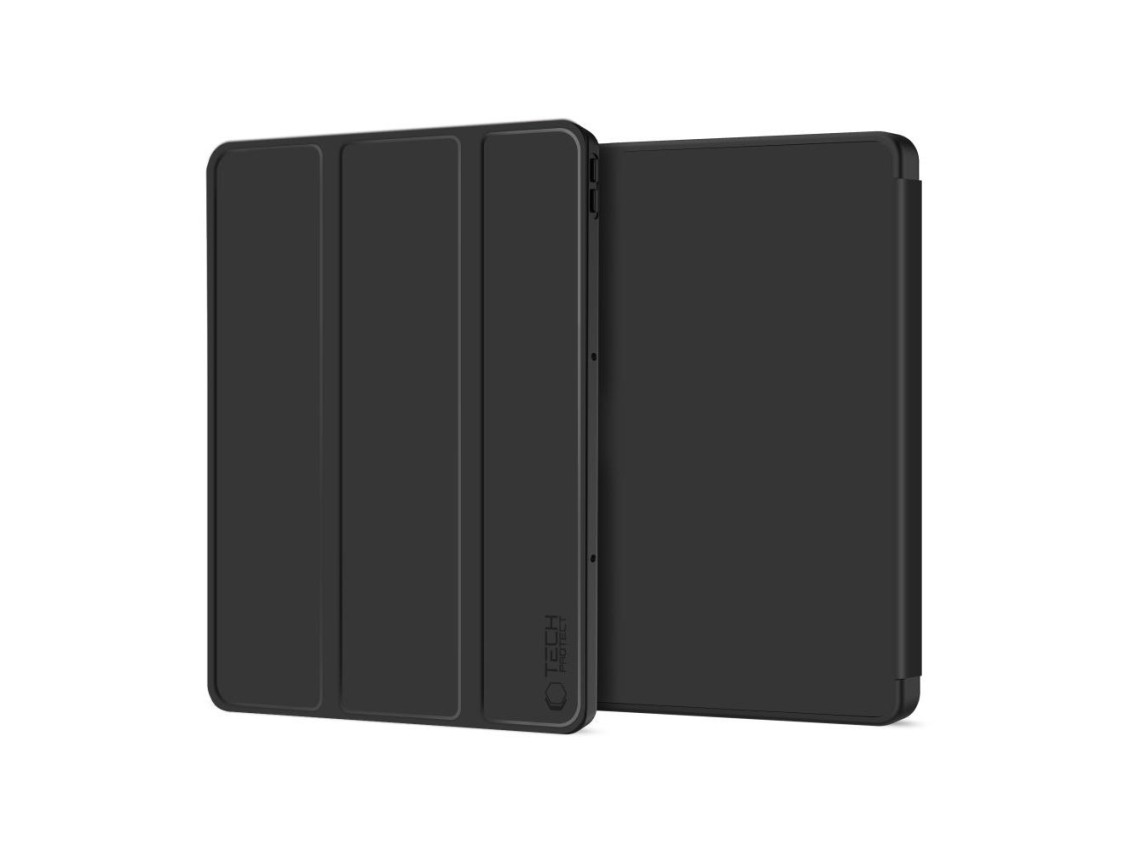 Capa TechProtect SmartCase com caneta para Lenovo Idea Tab Plus 12.1 TB-361 - preta