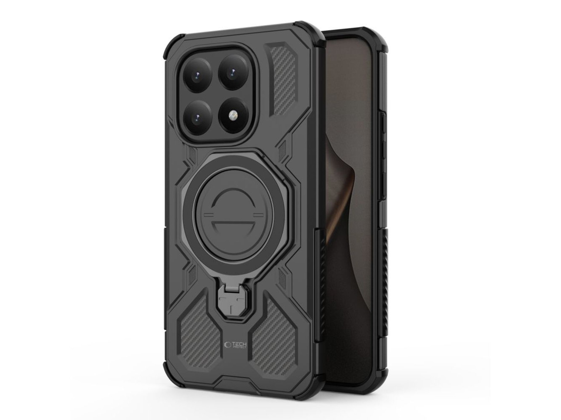 Funda Tech-Protect TacticStand MagSafe para Xiaomi 15T - negra