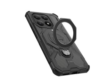 Tech-Protect TacticStand MagSafe case for Xiaomi 15T - black Tech-Protect TacticStand MagSafe case for Xiaomi 15T - black