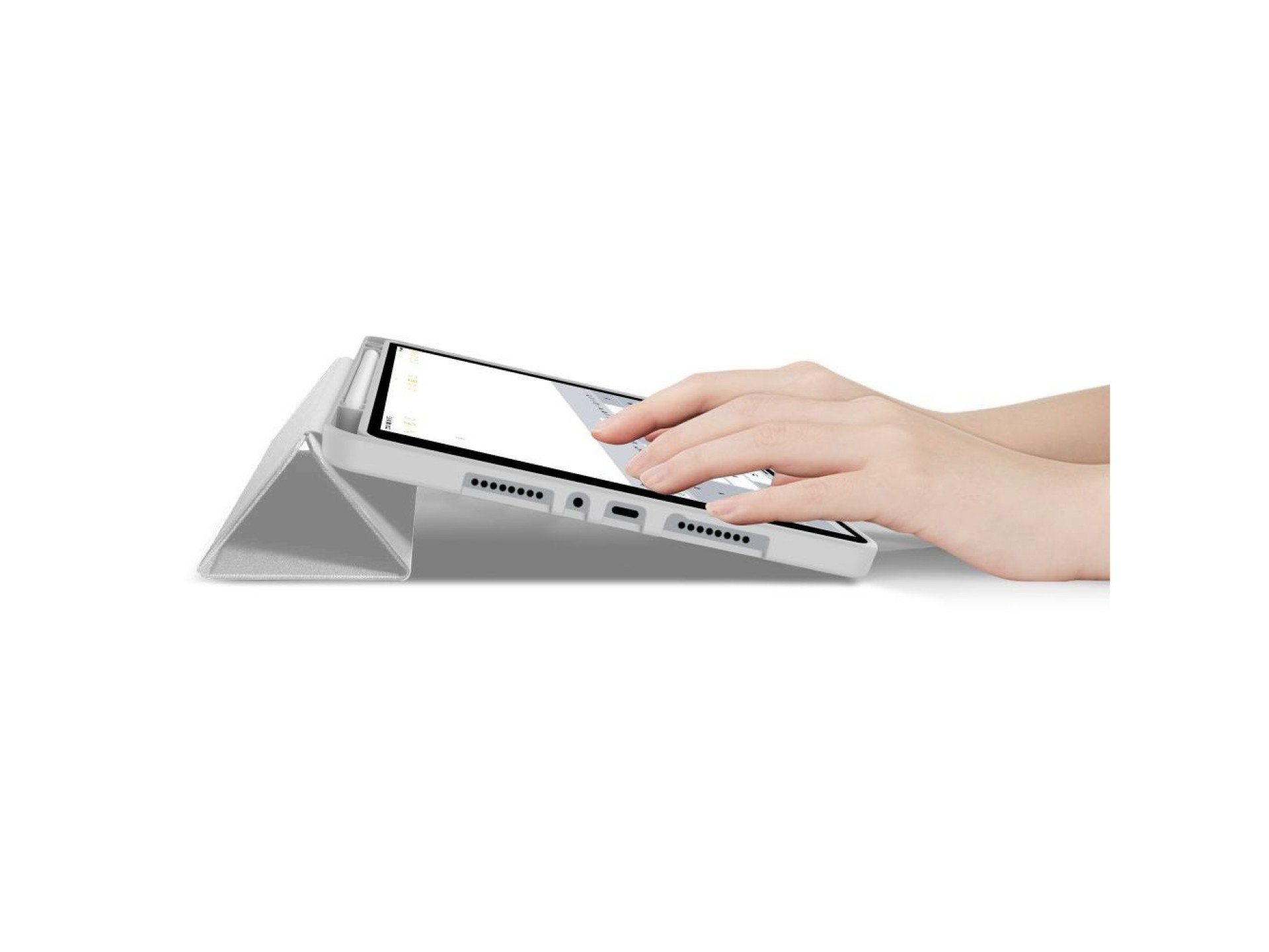 TechProtect SmartCase Pen case for Xiaomi Poco Pad M1 / Redmi Pad 2 Pro 12.1 - gray