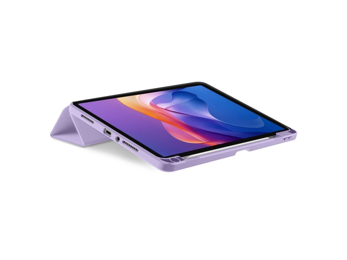 Capa Tech-Protect SmartCase Pen para Xiaomi Redmi Pad 2 11.0 - roxa