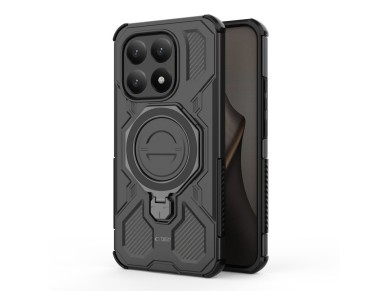 Tech-Protect TacticStand MagSafe case for Xiaomi 15T - black Tech-Protect TacticStand MagSafe case for Xiaomi 15T - black
