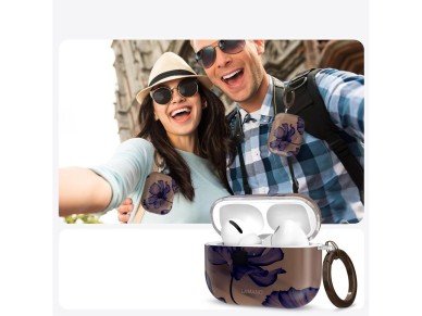 Tech-Protect Lamano case for AirPods 3 Pro - brown and purple