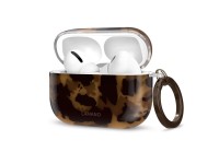 Tech-Protect Lamano case for AirPods Pro 3 - black and brown Tech-Protect Lamano case for AirPods Pro 3 - black and brown