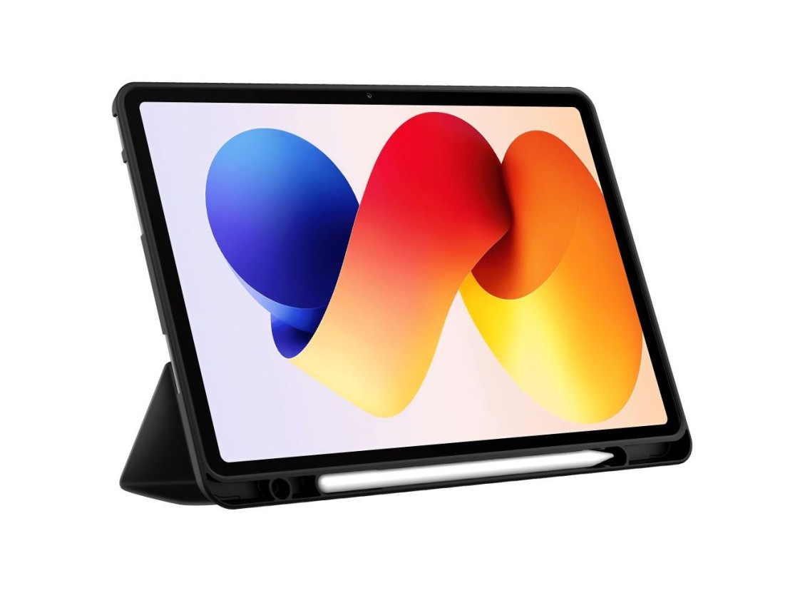 Capa com Caneta TechProtect SmartCase para Xiaomi Poco Pad M1 / ??Redmi Pad 2 Pro 12.1 - Preta