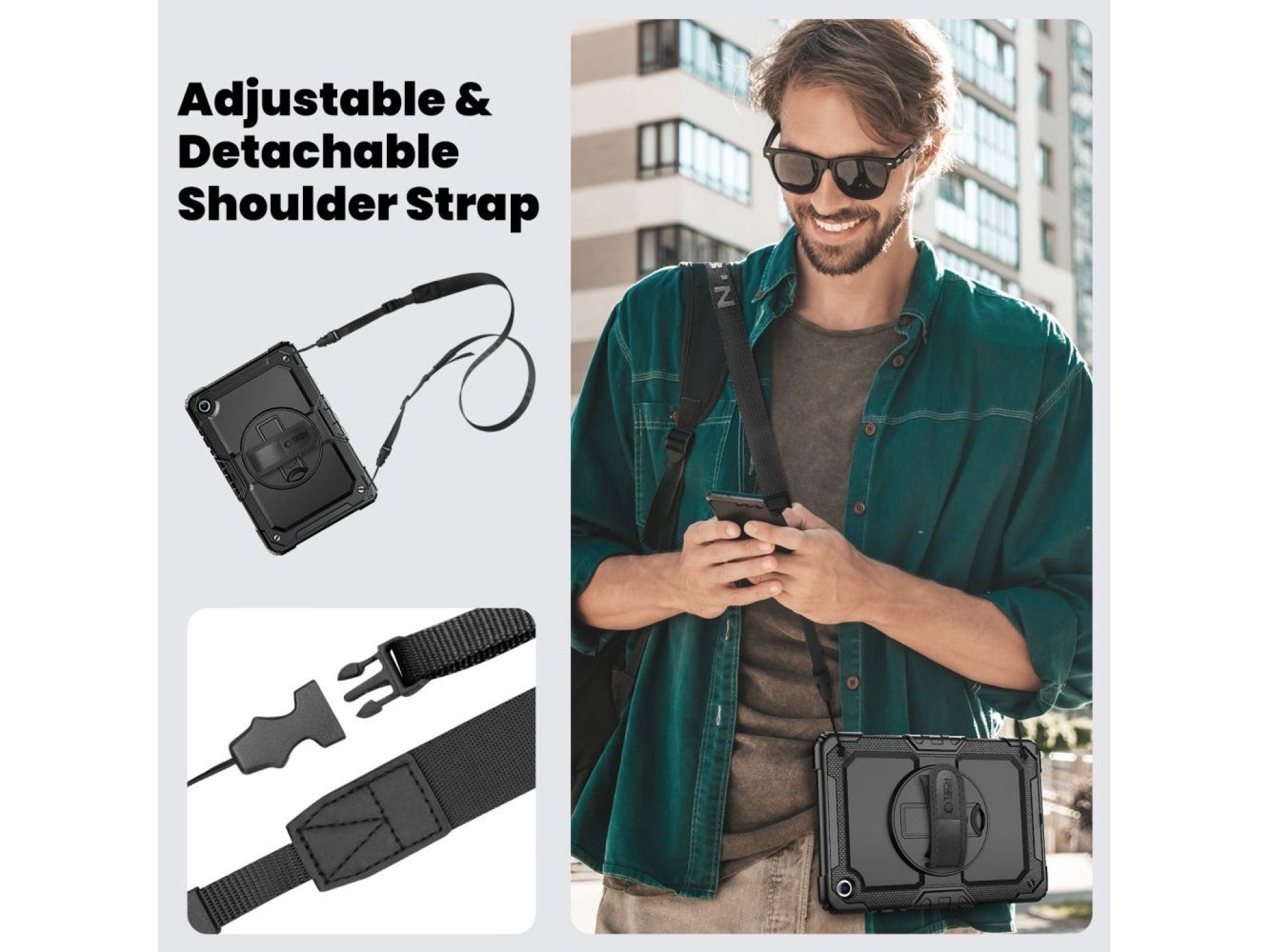 Capa Tech-Protect Solid para Samsung Galaxy Tab A9+ / A11+ Plus 11.0 X210 / X215 / X216 / X230 / X23