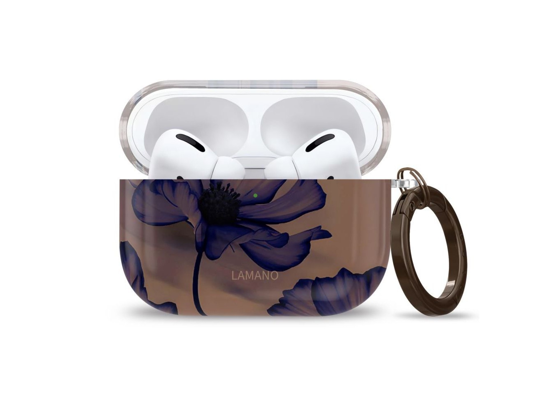 Capa Tech-Protect Lamano para AirPods 3 Pro - marrom e roxa