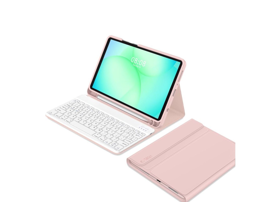 Capa Tech-Protect SC Pen para Samsung Galaxy Tab A9 / A11 8.7 X110 / X115 / X133 / X135 - Rosa