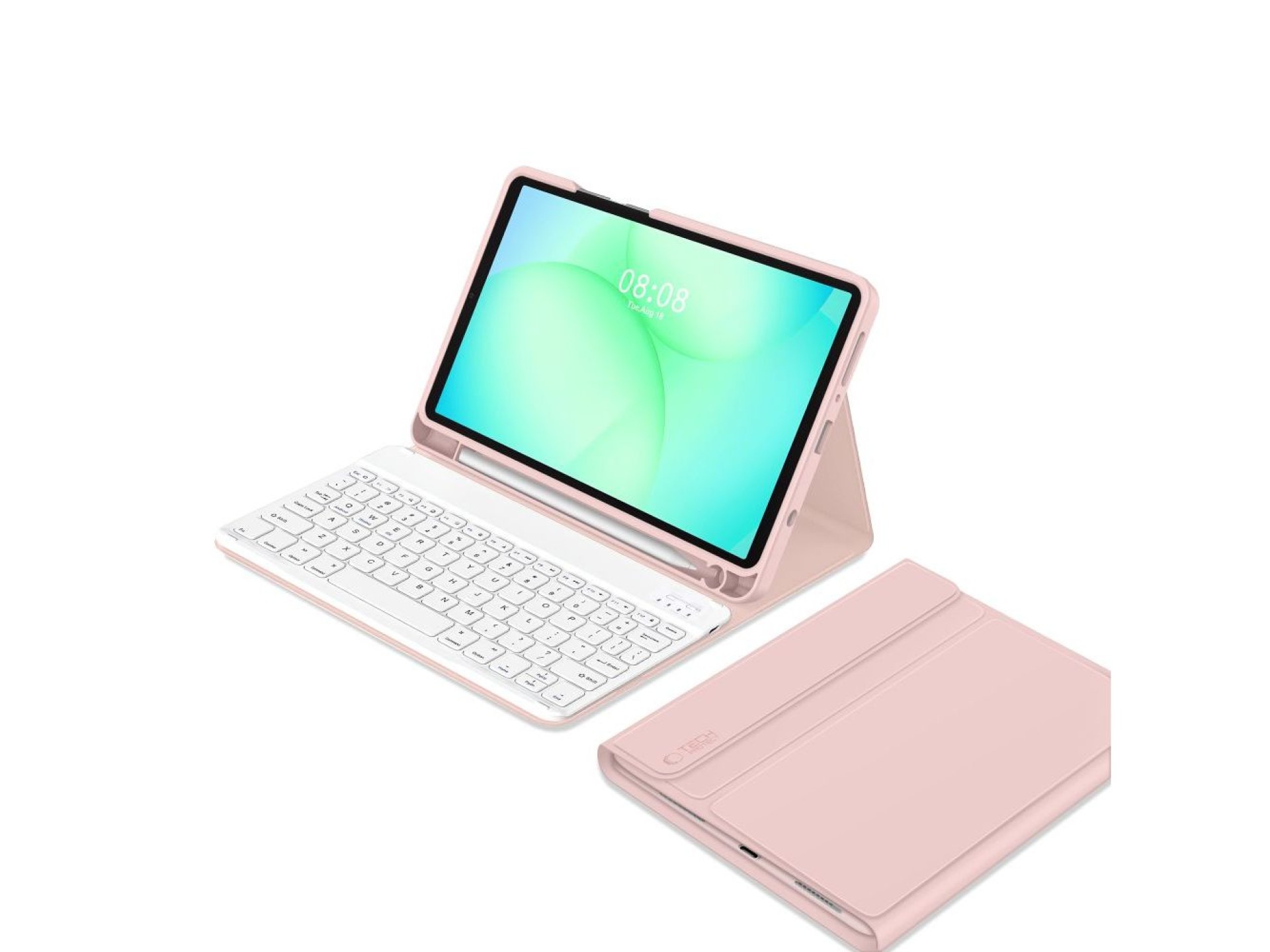 Capa Tech-Protect SC Pen para Samsung Galaxy Tab A9 / A11 8.7 X110 / X115 / X133 / X135 - Rosa