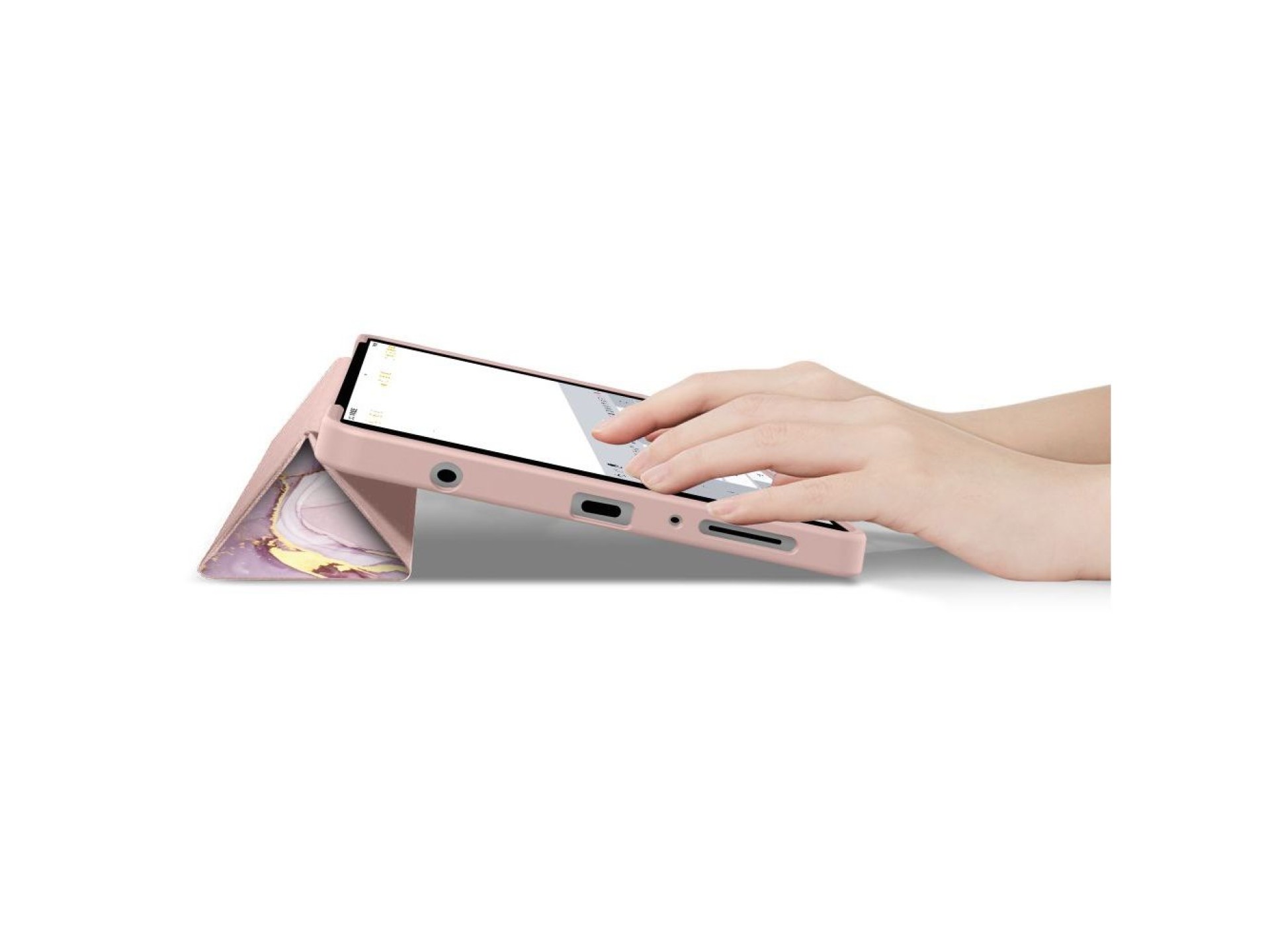 Capa TechProtect SmartCase para Samsung Galaxy Tab A9 / A11 8.7 X110 / X115 / X133 / X135 - multicol