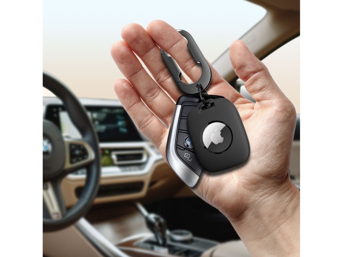 Tech-Protect Velar case for Apple AirTag 1 / 2 - black