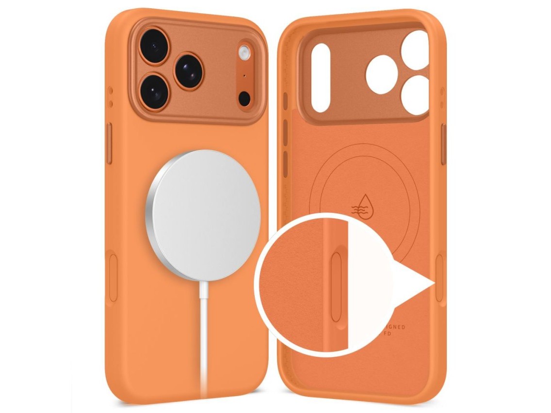Funda Tech-Protect Uniq MagSafe para iPhone 17 Pro Max - Naranja