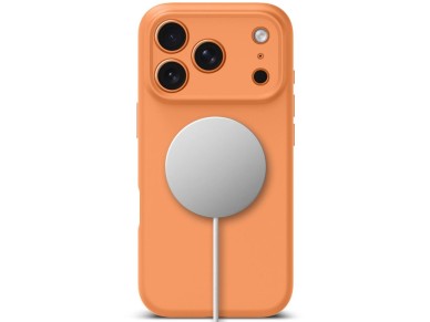Tech-Protect Silicone MagSafe Case for iPhone 17 Pro - Orange Tech-Protect Silicone MagSafe Case for iPhone 17 Pro - Orange