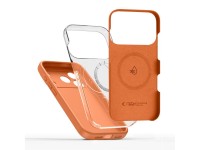 Capa de silicone Tech-Protect MagSafe para iPhone 17 Pro - Laranja Capa de silicone Tech-Protect MagSafe para iPhone 17 Pro - Laranja