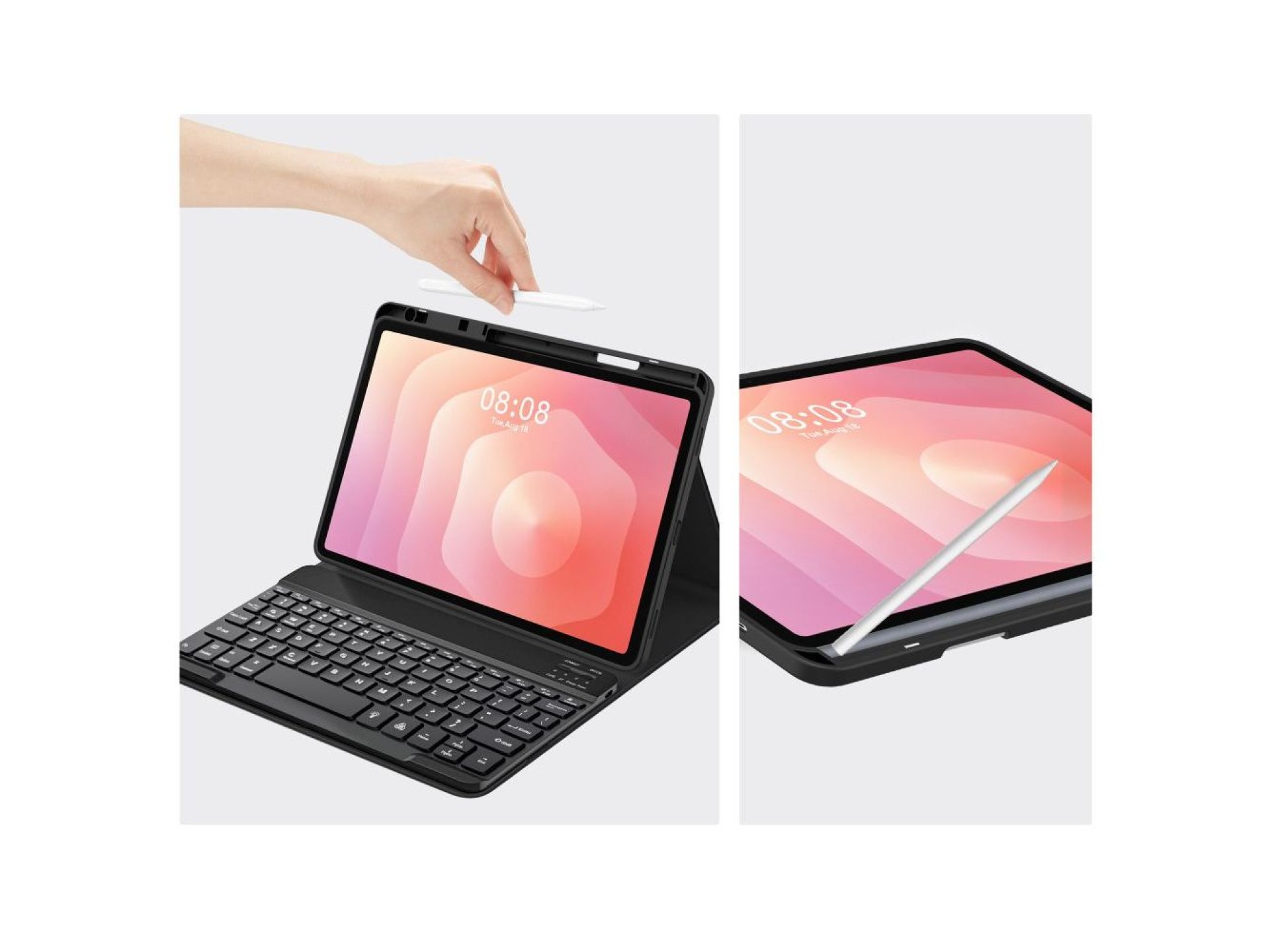 Capa Tech-Protect SC Pen para Samsung Galaxy Tab S11 11.0 X730 / X736B - Preta