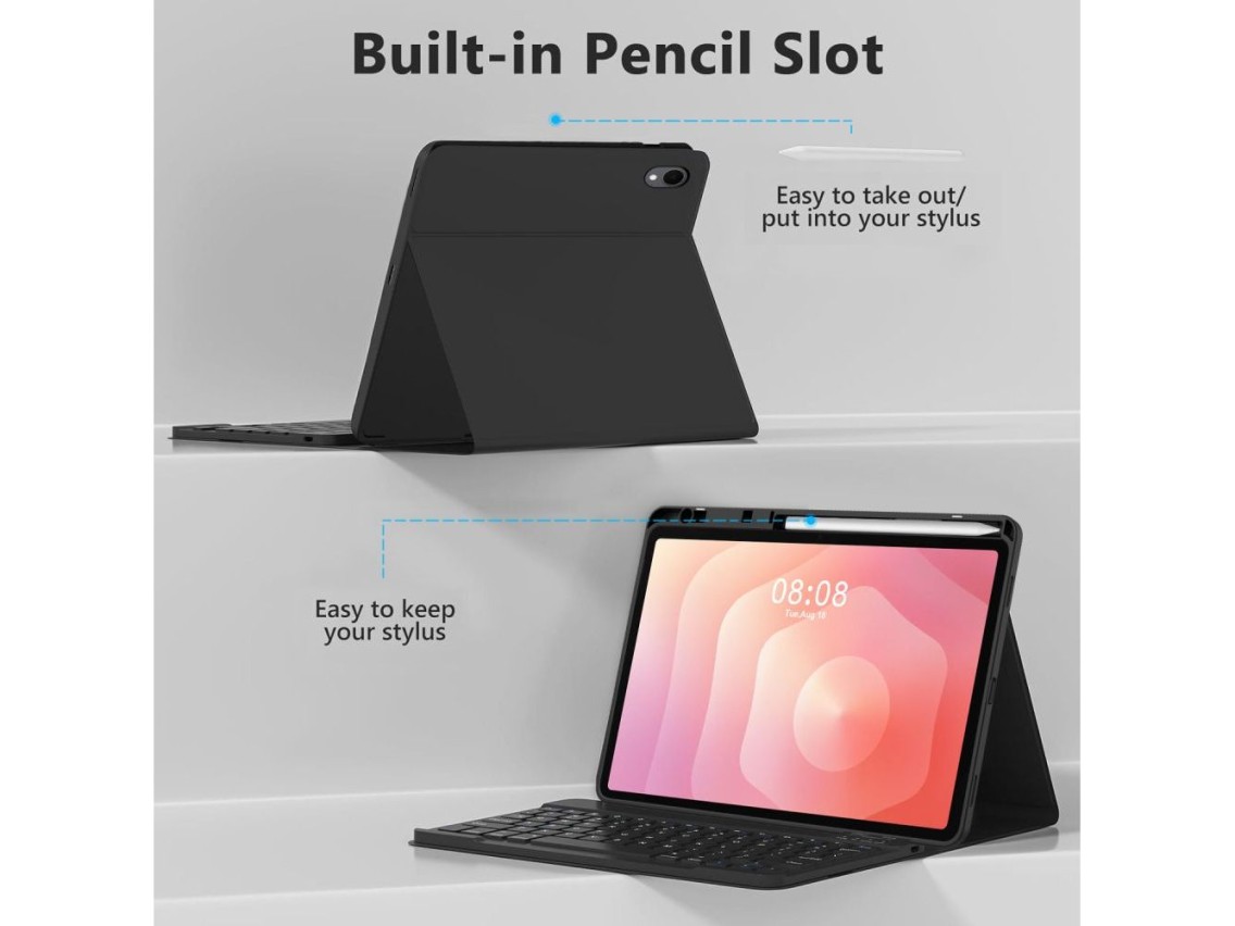 Capa Tech-Protect SC Pen para Samsung Galaxy Tab S11 11.0 X730 / X736B - Preta