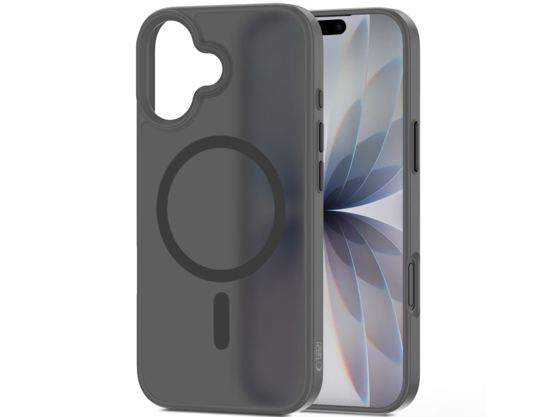 Capa Tech-Protect MagMat MagSafe para iPhone 17 - Cinza