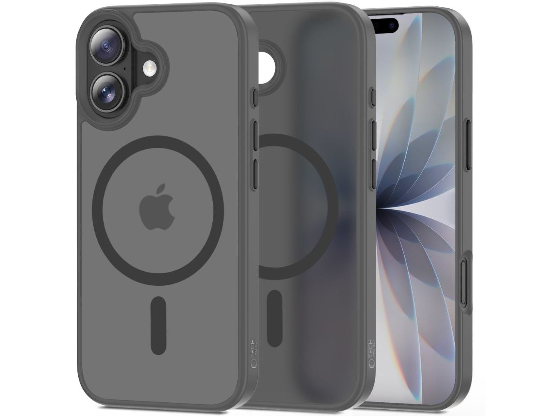 Capa Tech-Protect MagMat MagSafe para iPhone 17 - Cinza