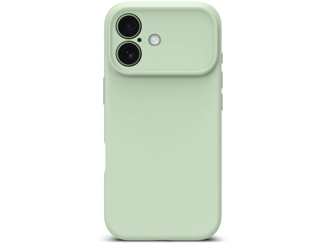 Funda de silicona Tech-Protect MagSafe para iPhone 17 - Verde